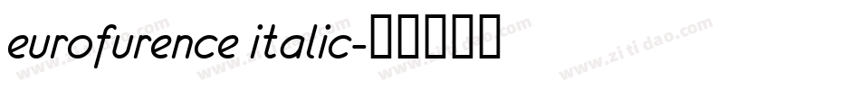 eurofurence italic字体转换